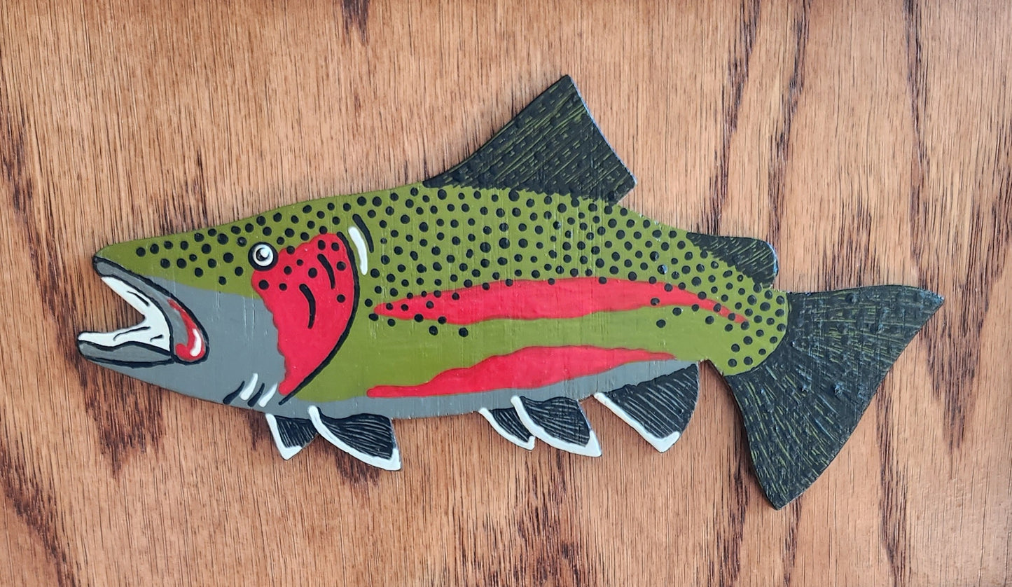 Hand-Painted Trout