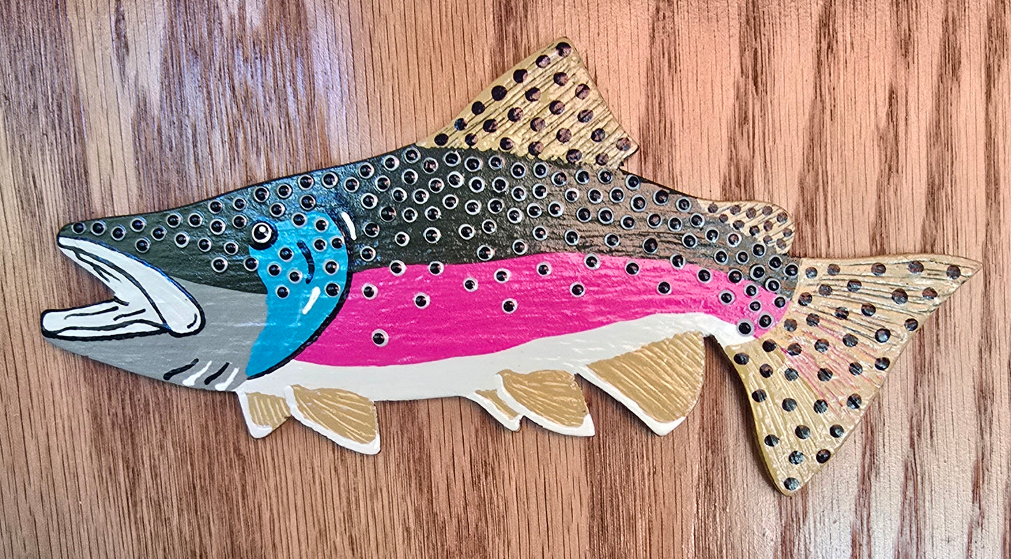 Hand-Painted Trout