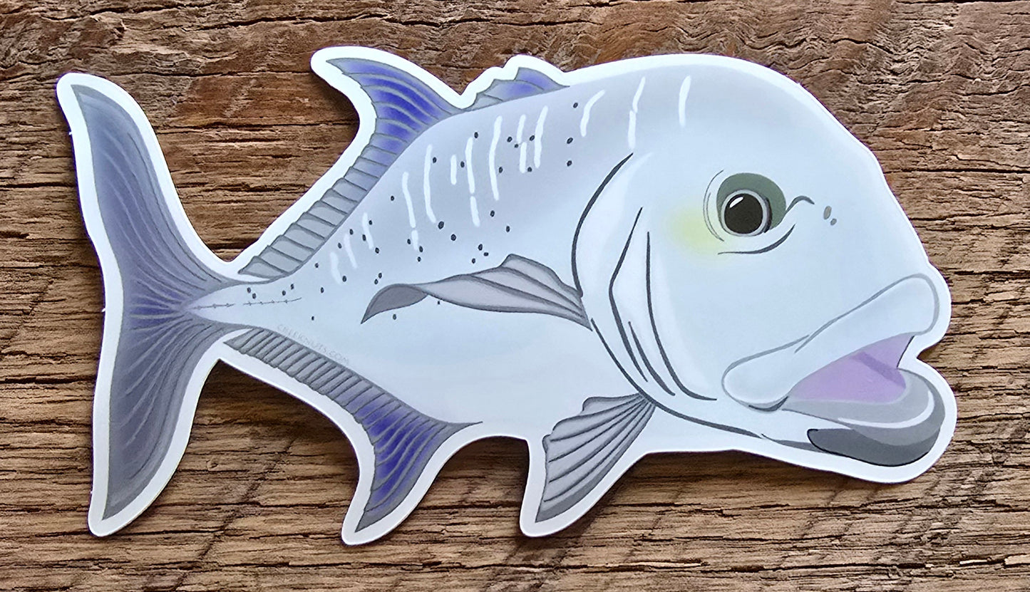 Giant Trevally Sticker