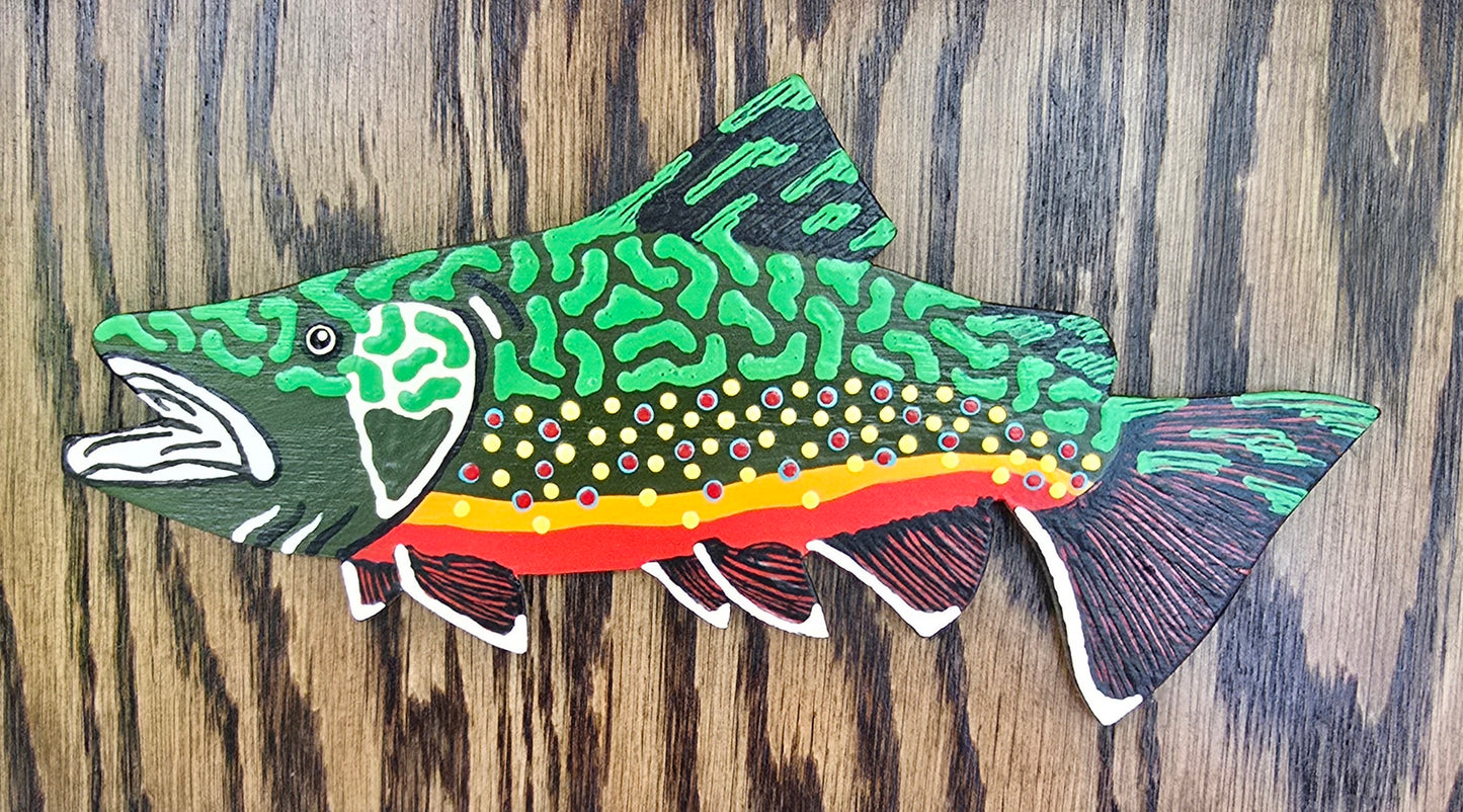 Hand-Painted Trout