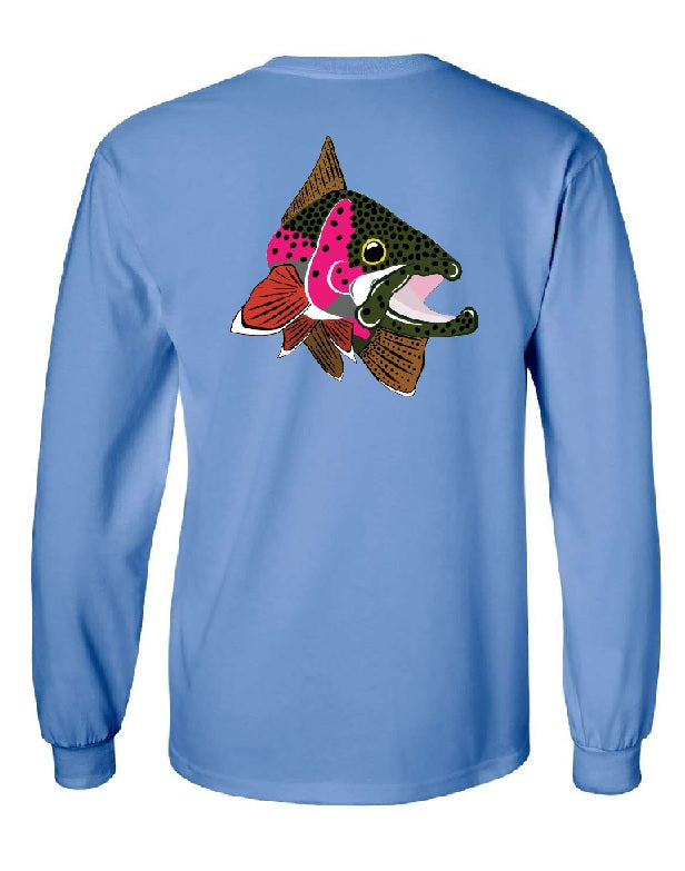 Rainbow Trout Kype Long Sleeve T-Shirt