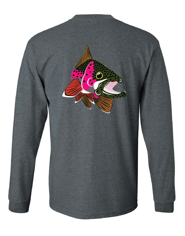 Rainbow Trout Kype Long Sleeve T-Shirt