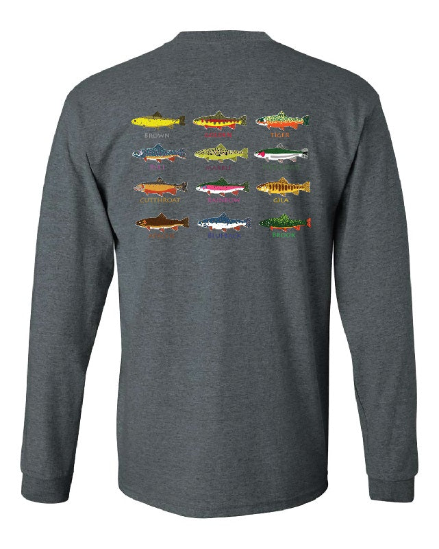 12 Trout Long Sleeve T-Shirt