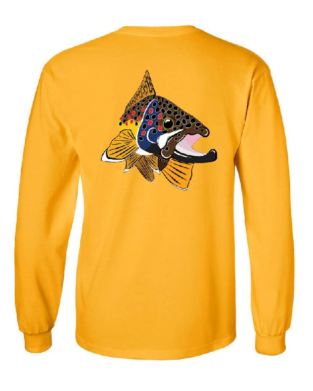Brown Trout Kype Long Sleeve T-Shirt