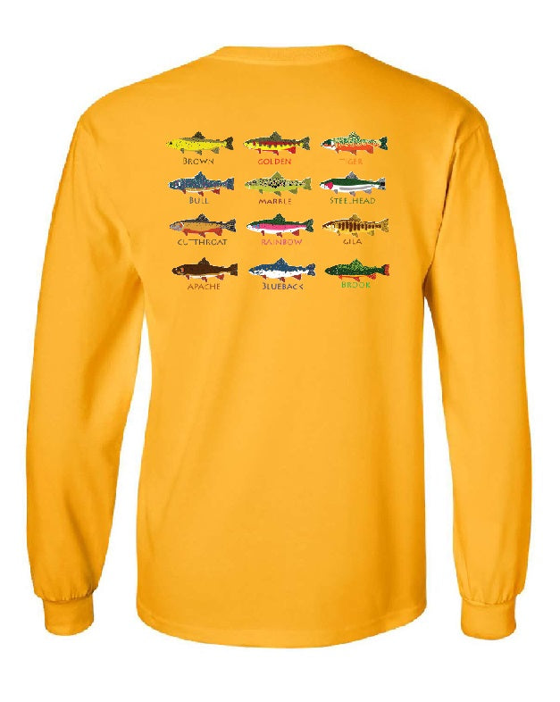 12 Trout Long Sleeve T-Shirt