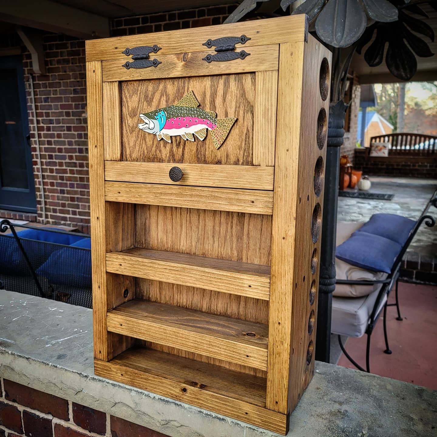Kinniconnick Fly Rod & Reel Cabinet - Warmwater
