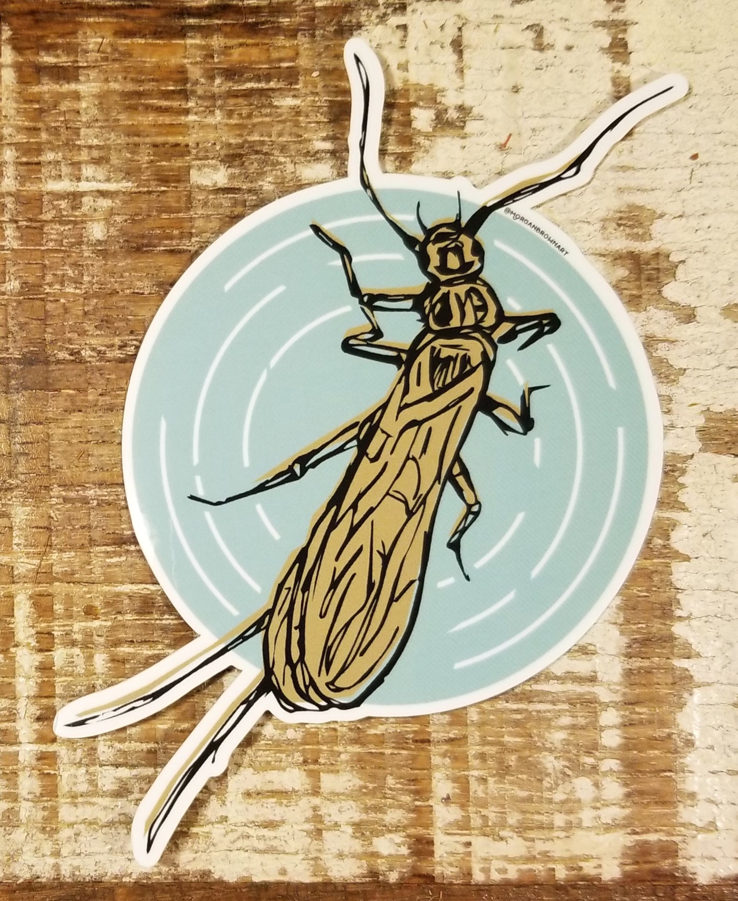 Morgan Brown Stonefly Sticker