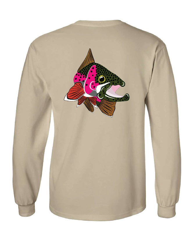 Rainbow Trout Kype Long Sleeve T-Shirt