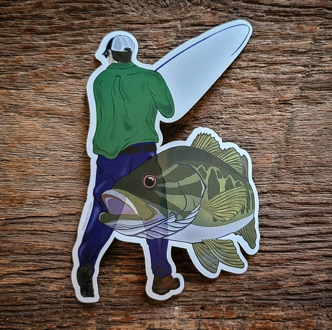 Set It! Smallmouth Bass Sticker