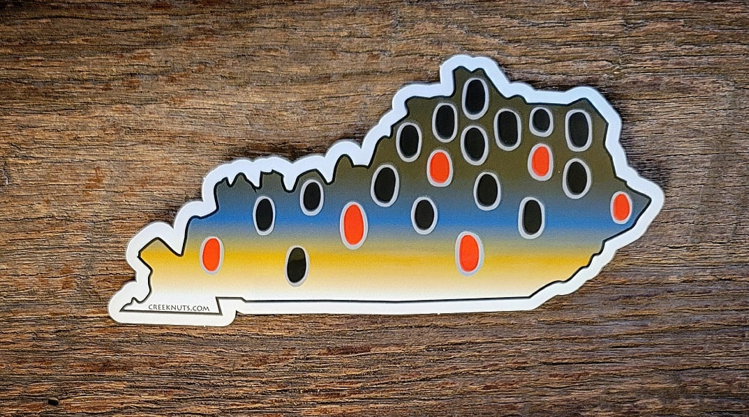 Kentucky Brown Trout Sticker