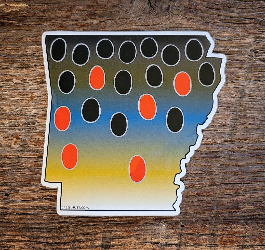 Arkansas Brown Trout Sticker