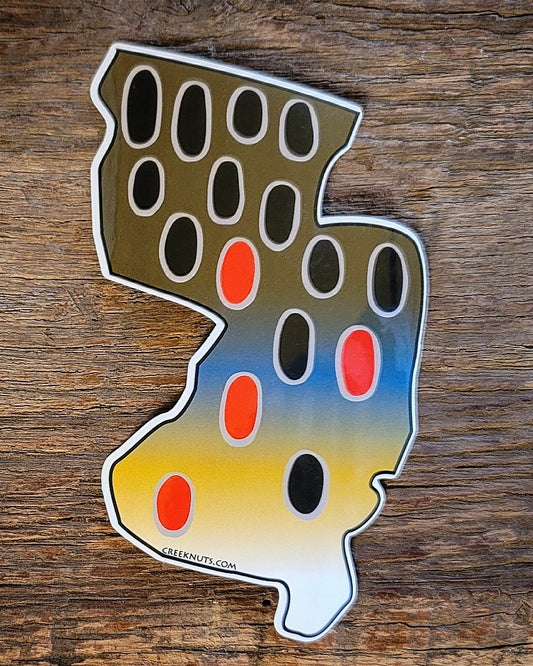 New Jersey Brown Trout Sticker