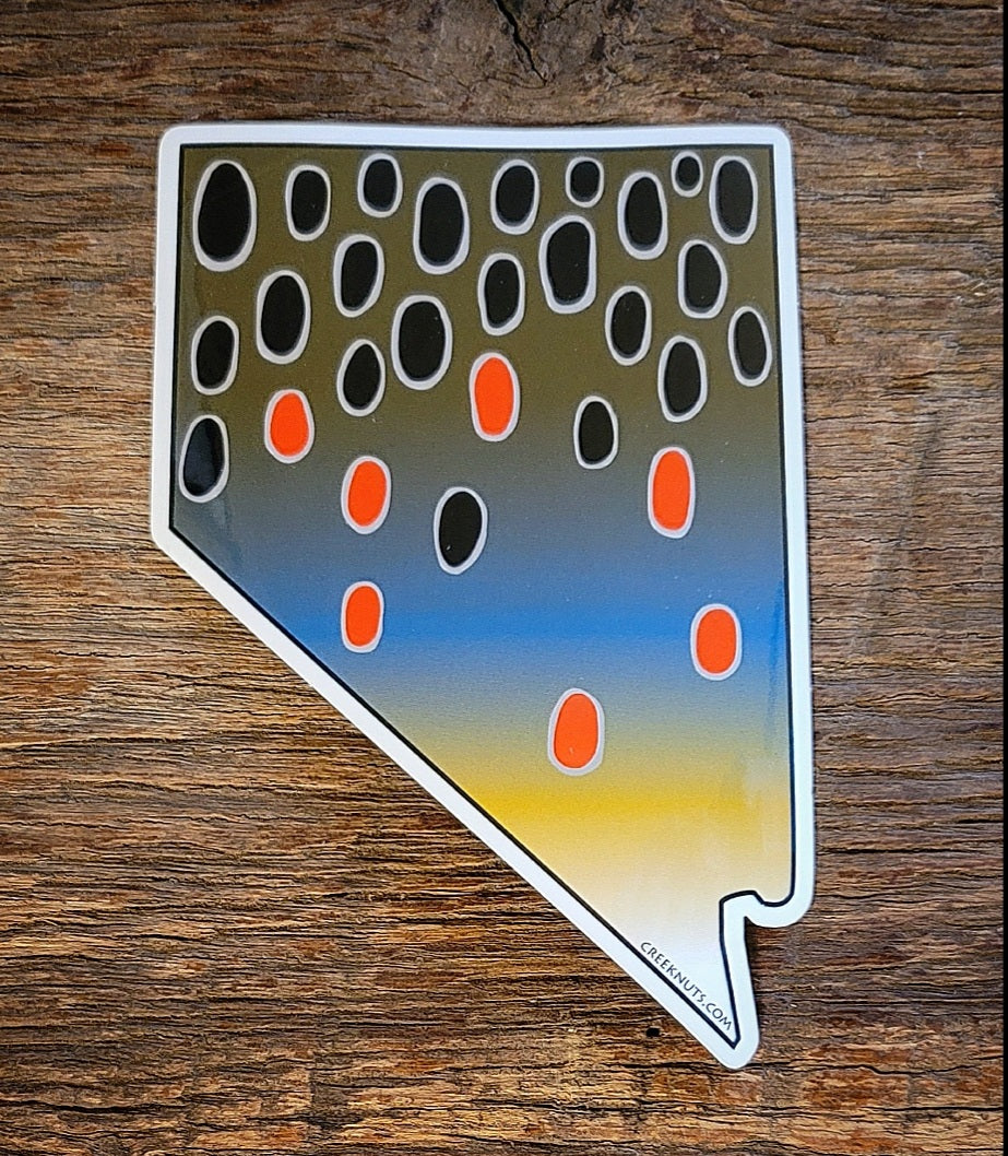 Nevada Brown Trout Sticker