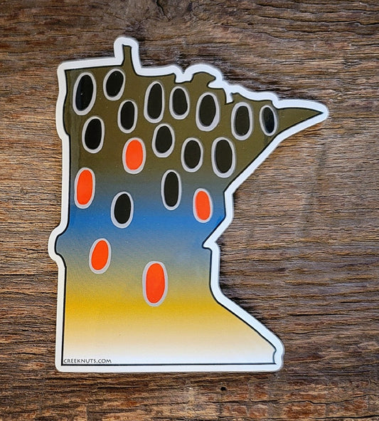 Minnesota Brown Trout Sticker