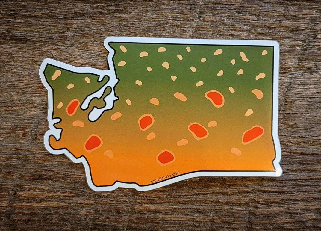 Washington Bull Trout Sticker