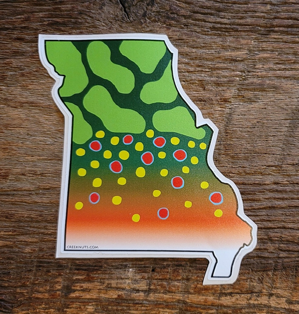 Missouri Brook Trout Sticker