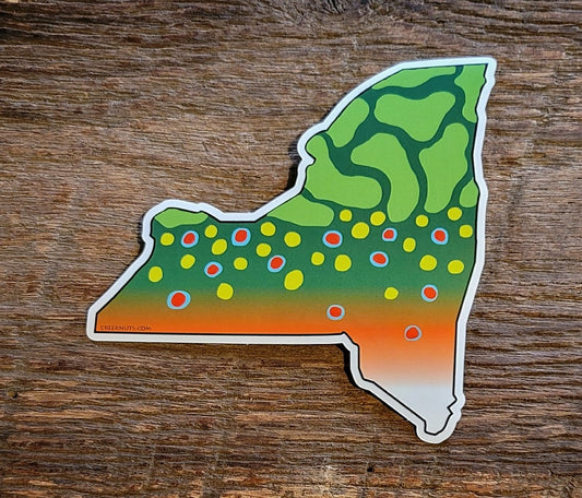 New York Brook Trout Sticker