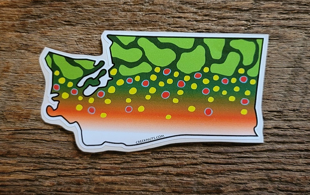 Washington Brook Trout Sticker