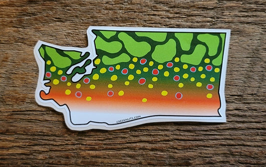 Washington Brook Trout Sticker