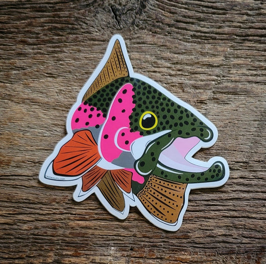 Rainbow Trout Kype Sticker