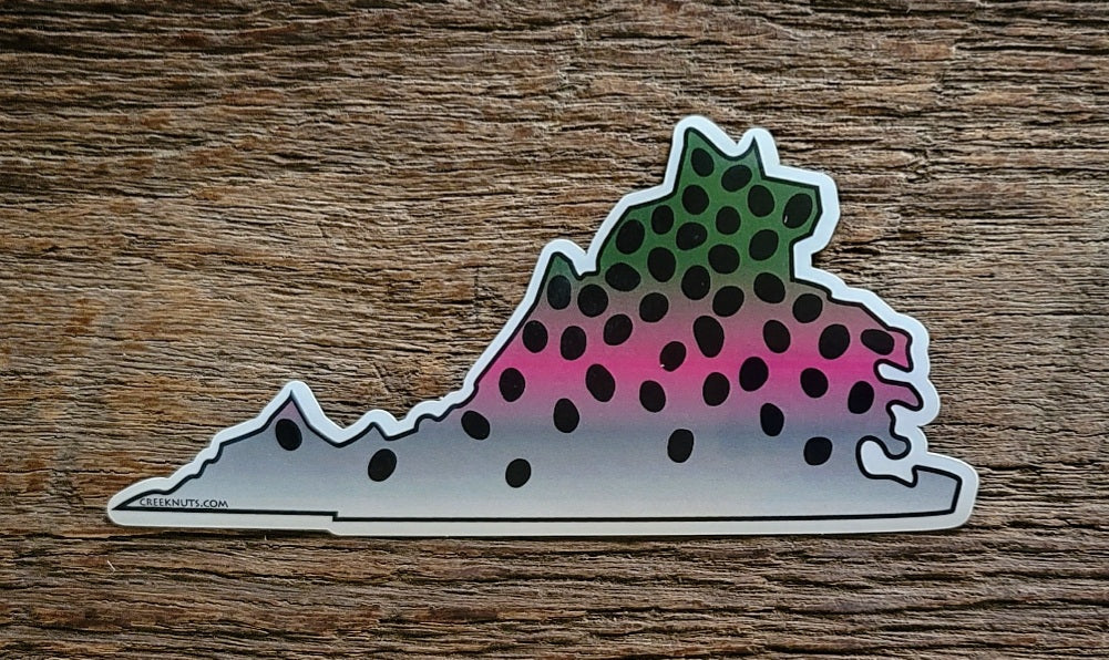 Virginia Rainbow Trout Sticker