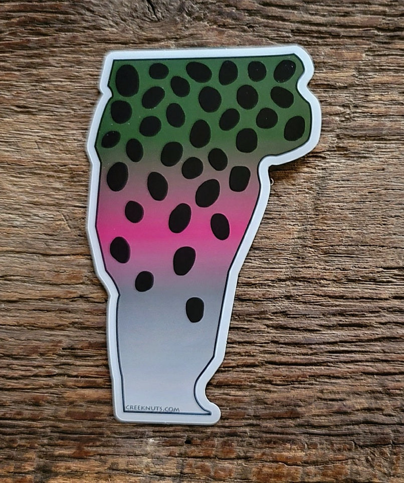 Vermont Rainbow Trout Sticker