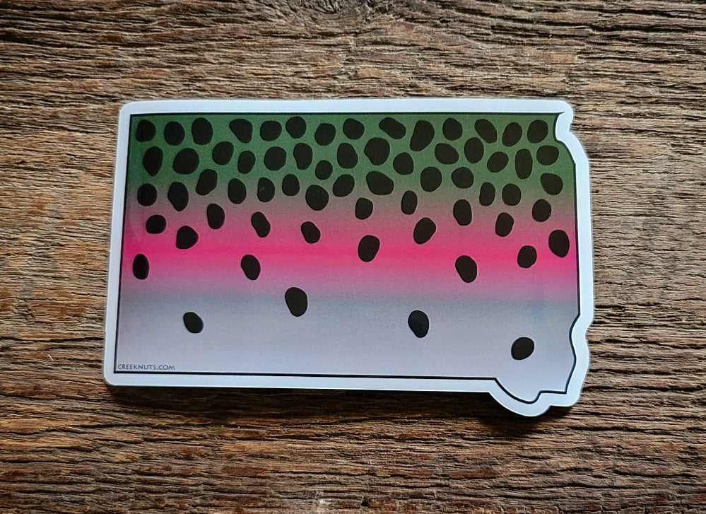 South Dakota Rainbow Trout Sticker