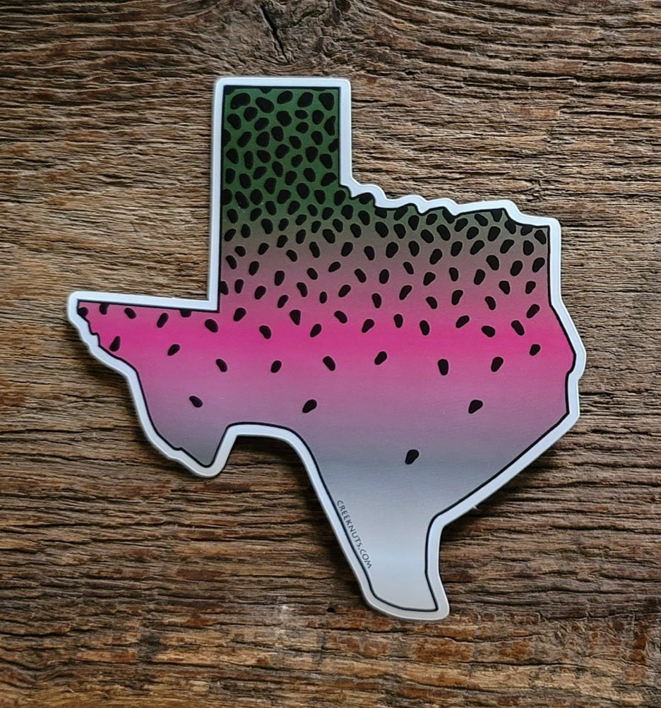 Texas Rainbow Trout Sticker
