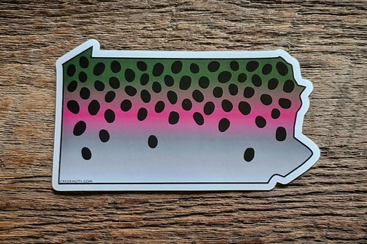 Pennsylvania Rainbow Trout Sticker