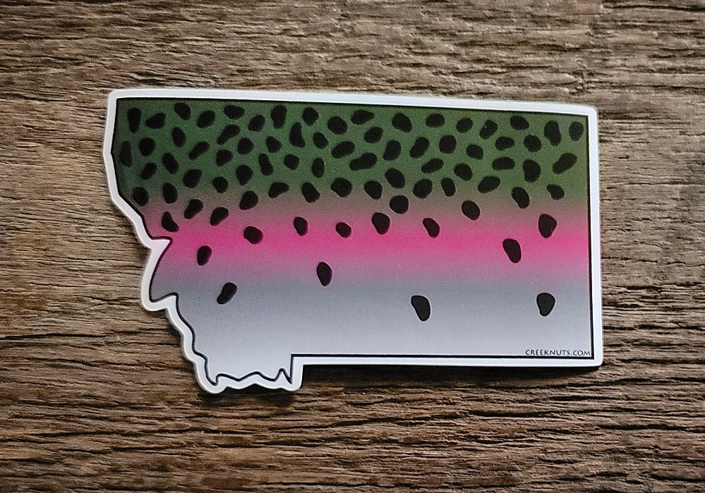 Montana Rainbow Trout Sticker