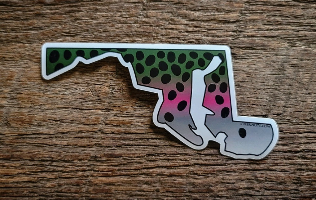 Maryland Rainbow Trout Sticker