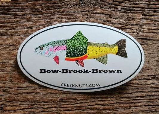 Bow-Brook-Brown Trout Sticker