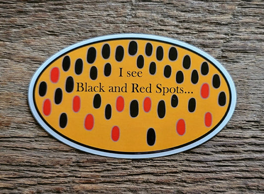 Brown Trout SPOTS Sticker
