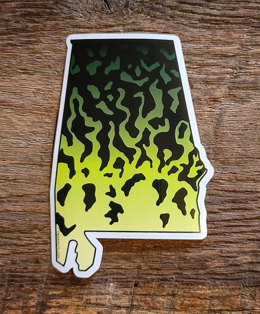 Alabama Crappie Sticker