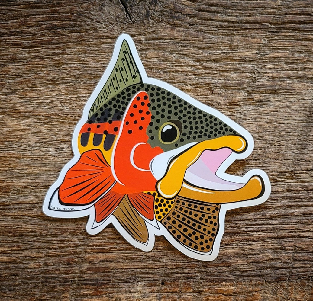 Golden Trout Kype Sticker