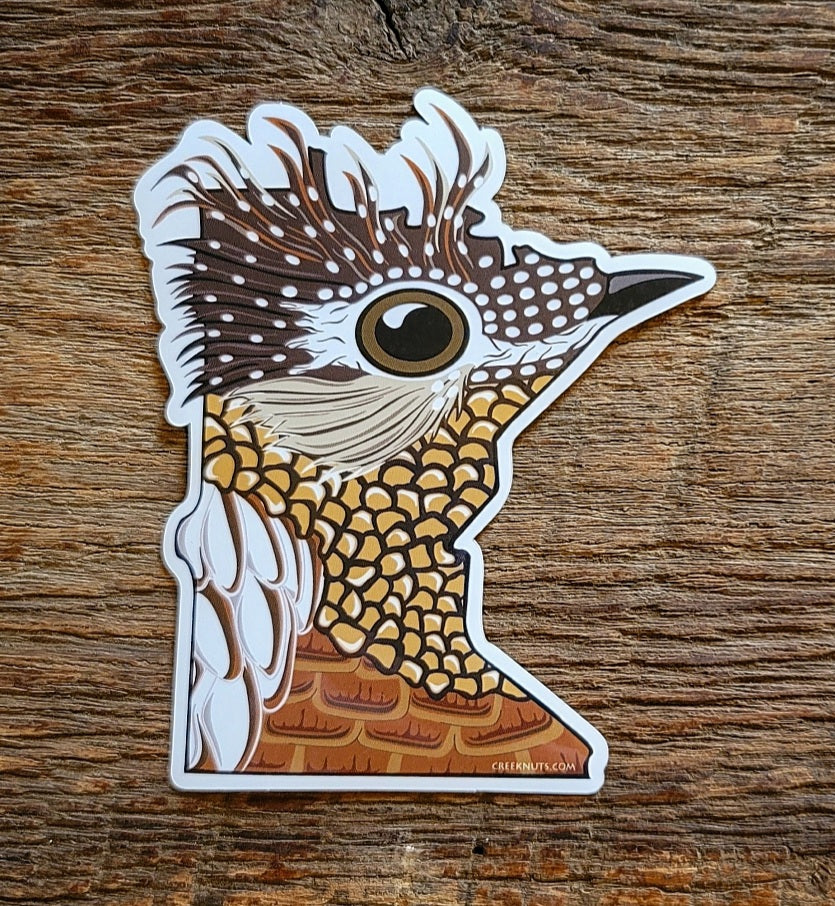 Minnesota Grouse Sticker