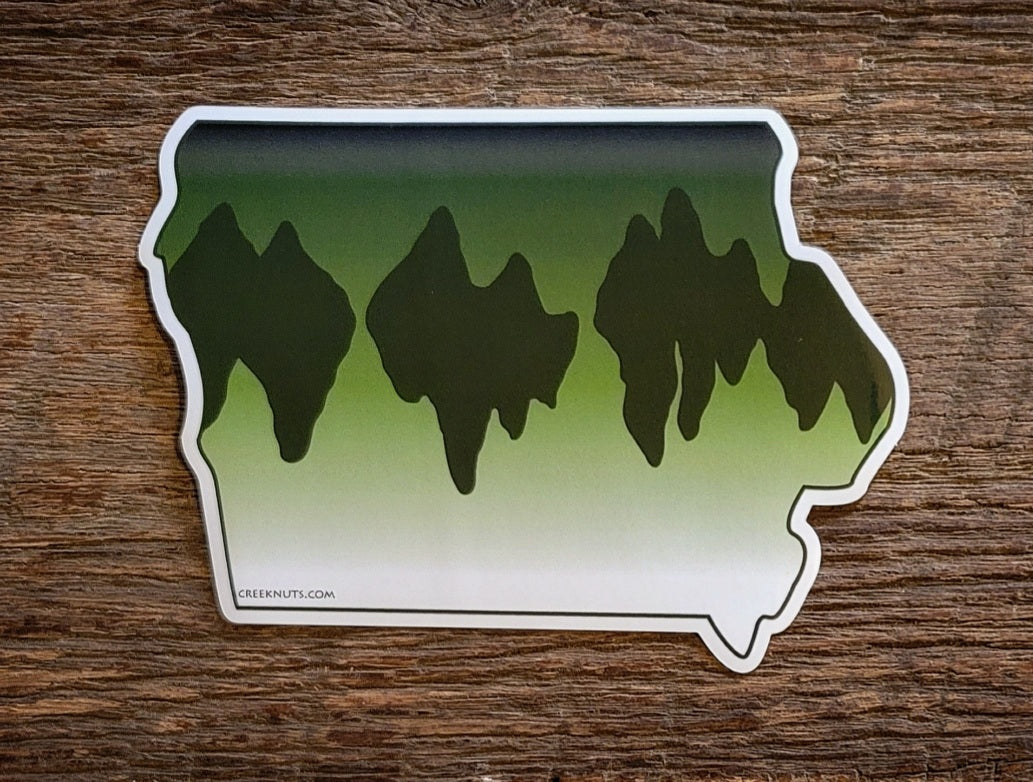 Iowa Largemouth Bass Sticker