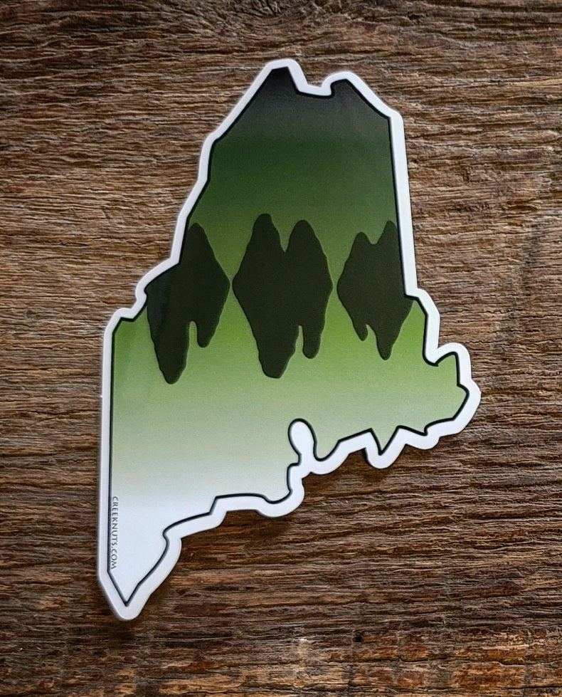 Maine Largemouth Bass Sticker