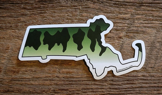 Massachusetts Largemouth Bass Sticker