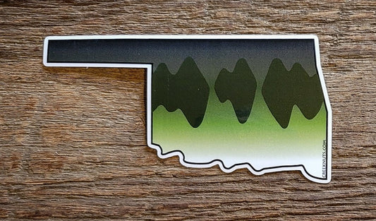 Oklahoma Largemouth Bass Sticker