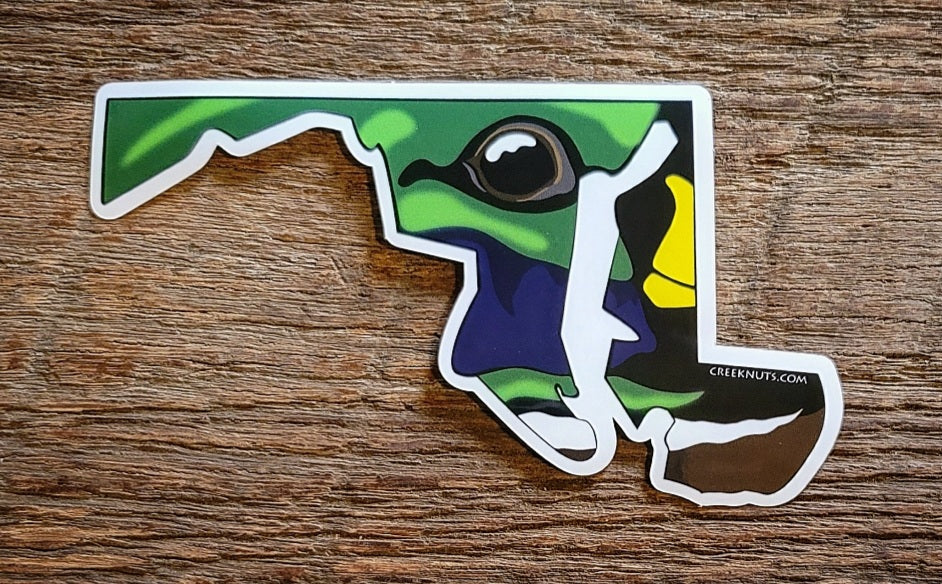 Maryland Mallard Duck Sticker