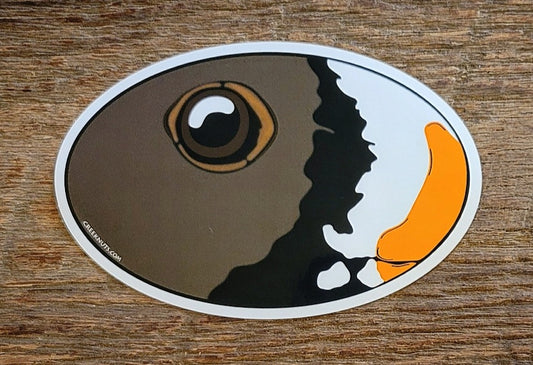 Specklebelly Goose Oval Skin Sticker