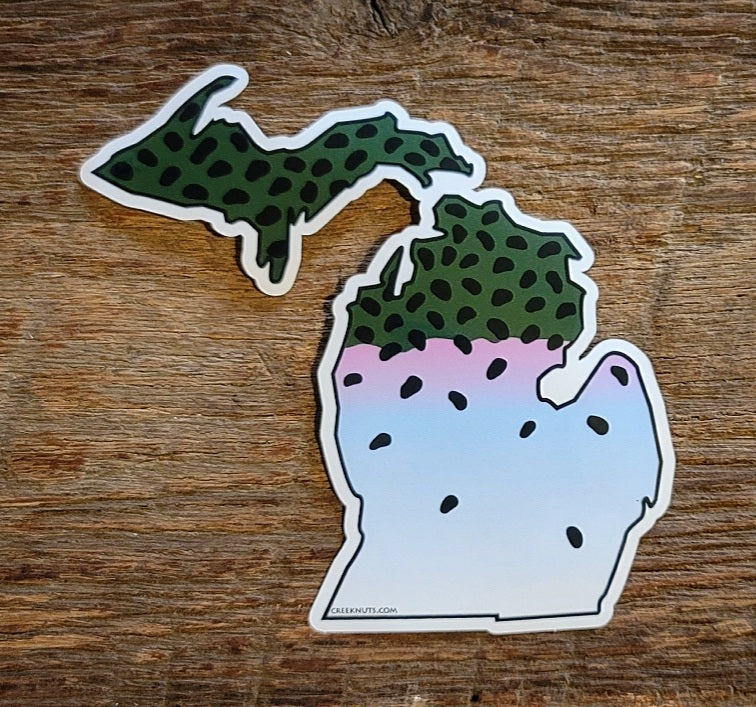 Michigan Steelhead Sticker