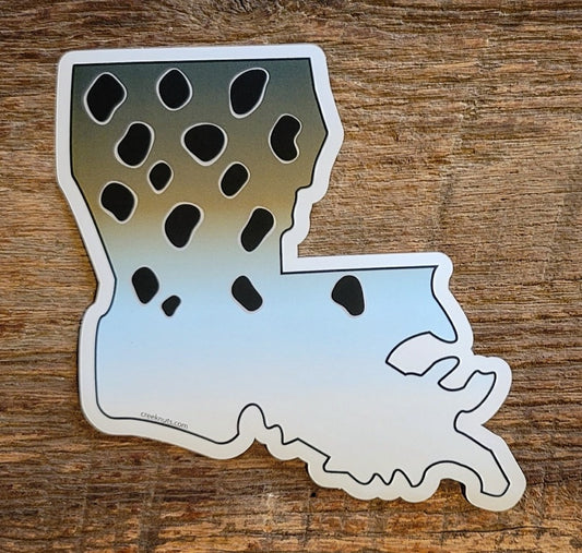 Louisiana Speckled Sea Trout Sticker