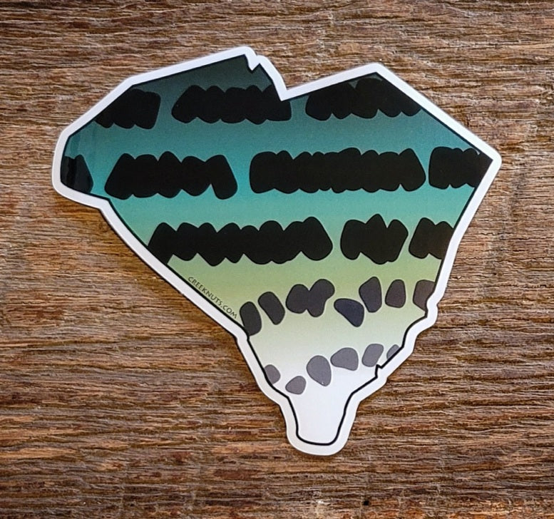 South Carolina Striper Sticker