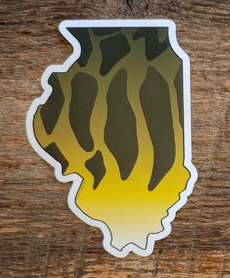 Illinois Smallmouth Bass Sticker