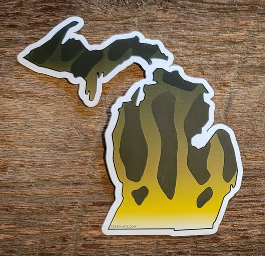 Michigan Smallmouth Bass Sticker