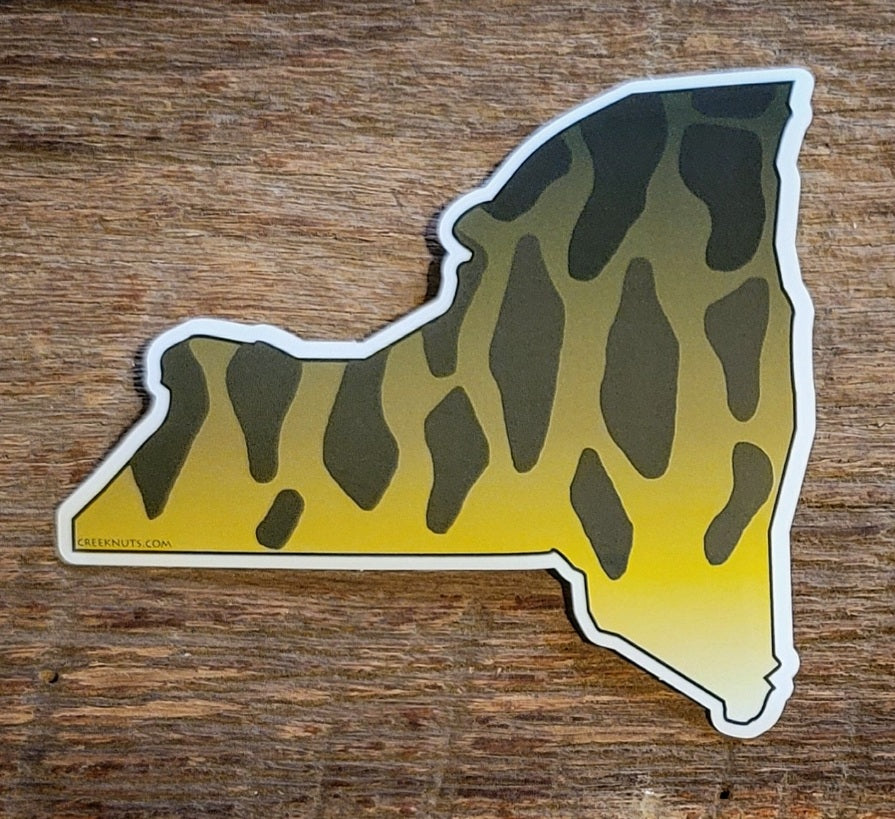 New York Smallmouth Bass Sticker