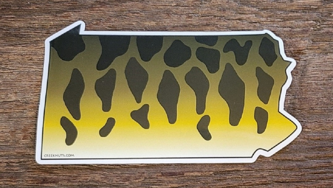 Pennsylvania Smallmouth Bass Sticker