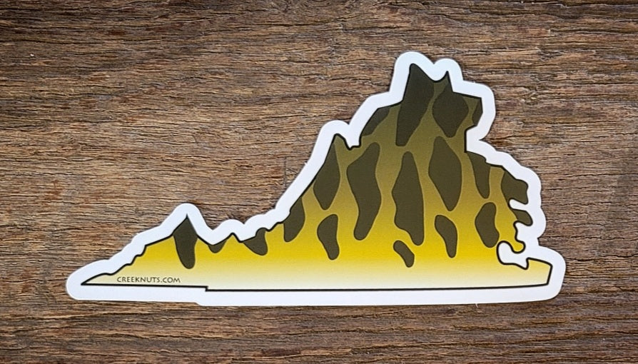 Virginia Smallmouth Bass Sticker